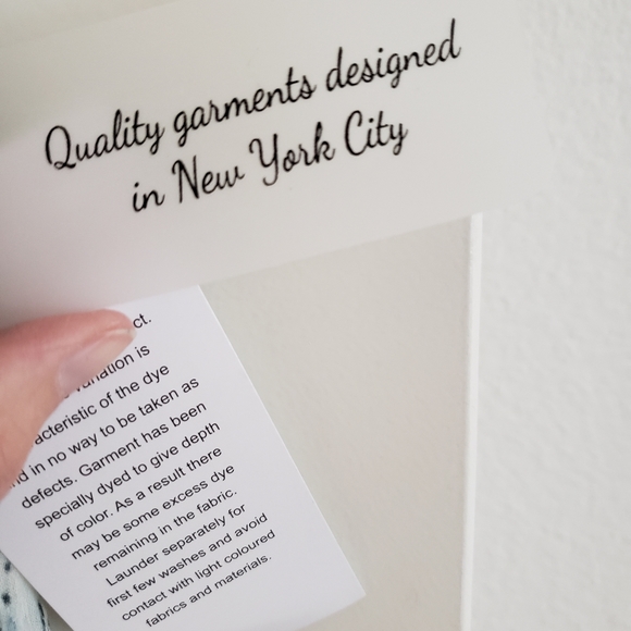 NWT Metrowear Gauzy Maxi Skirt, Lined, Teal & White, Sz.S, Pretty, Comfortable! - Picture 7 of 12